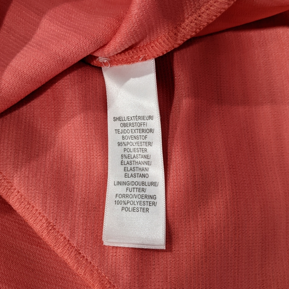 🧡SOLD💓Adrianna Papell pink/red striped dress - Picture 6 of 9
